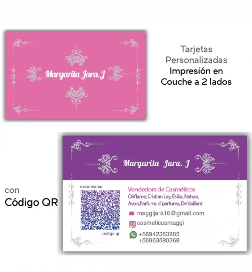 tarjetas margarita